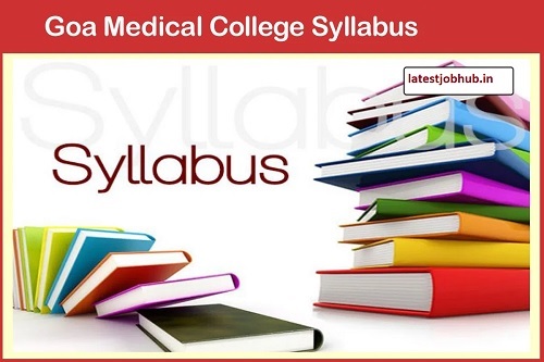 GMC Goa Staff Nurse Syllabus 2023-24
