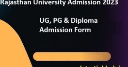 Uniraj UG PG Admission Form
