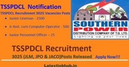 TSSPDCL JLM Recruitment 2023-24