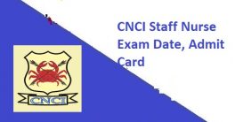 CNCI Staff Nurse Admit Card 2021
