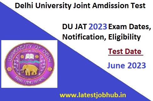 DU JAT Application Form 2023