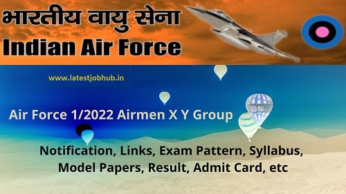 Indian Air Force Group X Y Syllabus 2022