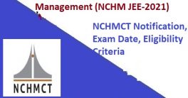 NCHM JEE Application Form 2021