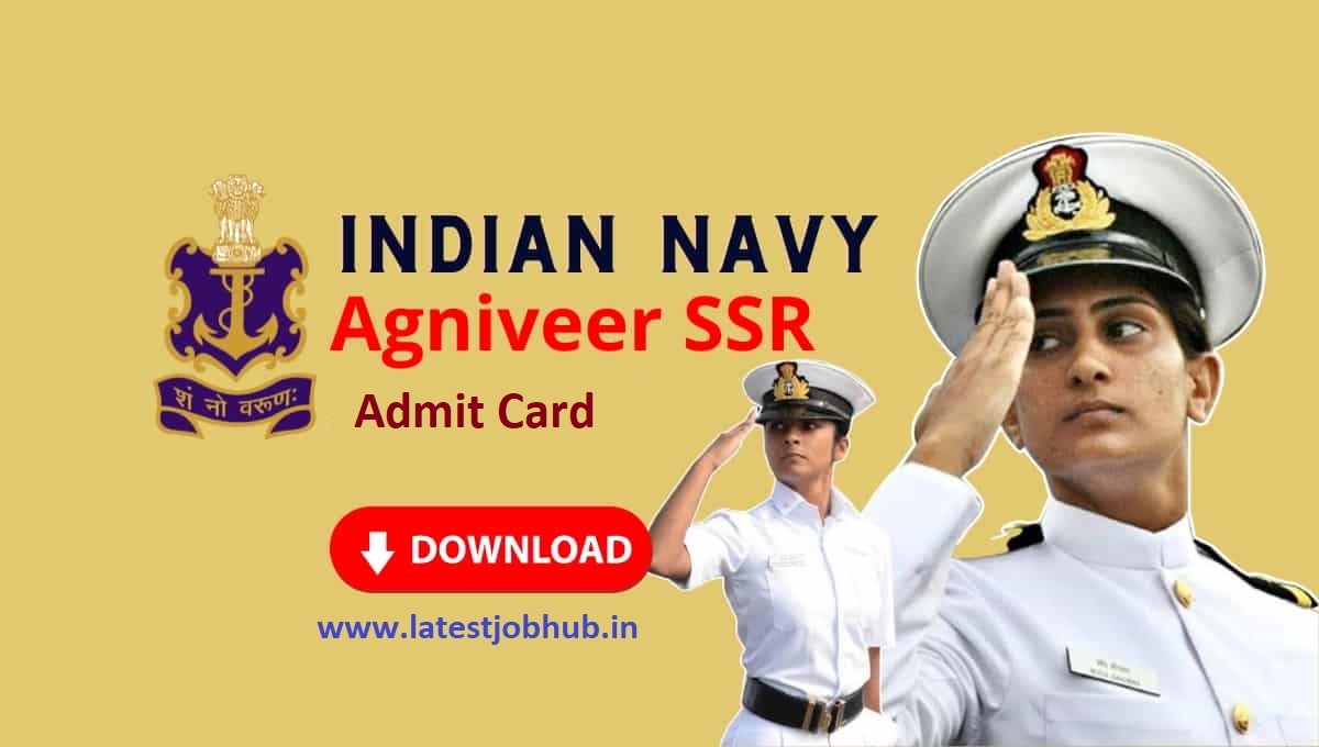 Navy Agniveer Ssr Admit Card Indian Navy Ssr Exam Date