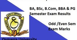 Osmania University UG PG Result