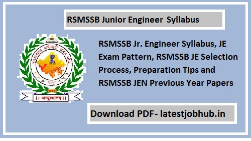 Rajasthan JEN Syllabus & Exam Pattern