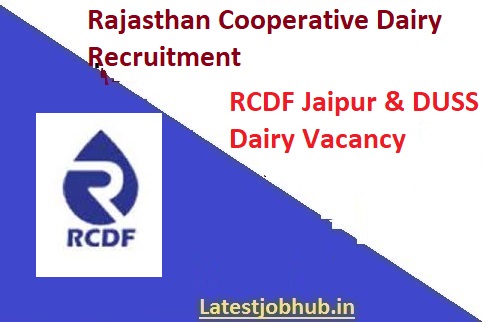 Rajasthan Cooperative Dairy Recruitment 2021