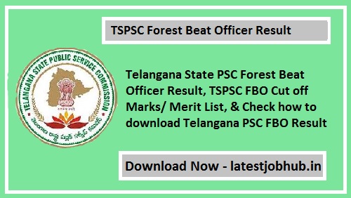 TSPSC Forest Beat Officer Cutoff List