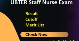 UBTER Staff Nurse Result 2022