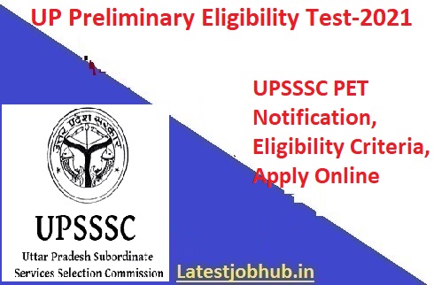 UPSSSC PET Application Form 2021