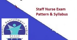 West Bengal Staff Nurse Syllabus