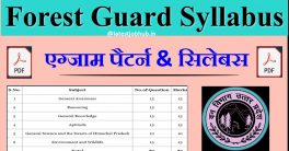 Assam Forest Guard Syllabus 2022-23
