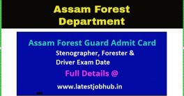 Assam Forest Guard Previous Year Papers 2023