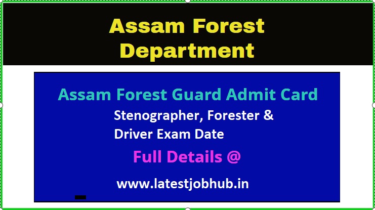 Assam Forest Guard Previous Year Papers 2022-23