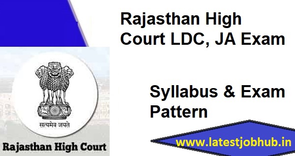 Rajasthan High Court Clerk Syllabus
