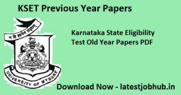 KSET Previous Year Papers 2023