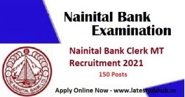 Nainital Bank Clerk MT Recruitment 2021