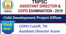 TNPSC CDPO Result 2023