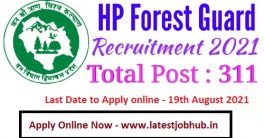 HP Forest Guard Recruitment 2021