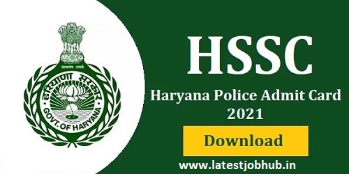 Haryana Police SI Admit Card 2022