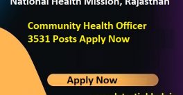 NHM Rajasthan CHO Recruitment 2022