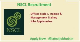 NSCL Trainee Recruitment 2023
