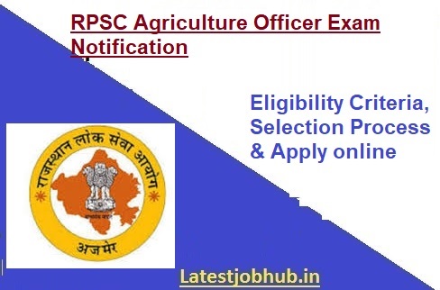 RPSC Agriculture Officer Vacancy