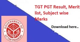 UP TGT PGT Result 2022