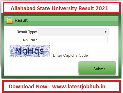 Allahabad State University Result 2021