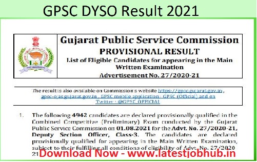 GPSC-DYSO-Result-2021