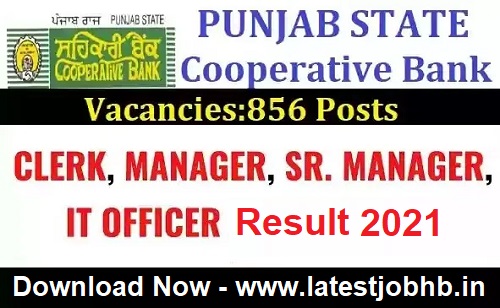 Punjab-Cooperative-Bank-Result-2021