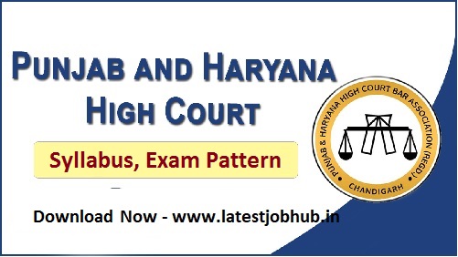 Punjab & Haryana High Court Stenographer Syllabus 2021