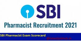 SBI Pharmacist Exam Result 2021