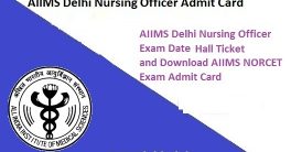 AIIMS Delhi Nursing Officer Admit Card 2022-23