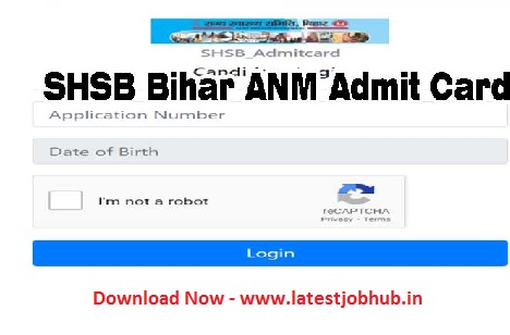 Bihar-SHS-ANM-Admit-Card-2021