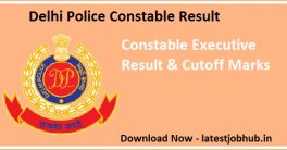 SSC Delhi Police Constable Result 2022
