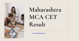 MAH MCA CET Result 2021