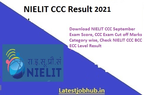 NIELIT CCC Result 2022