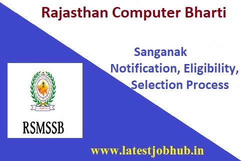 Rajasthan Computer Bharti Notification