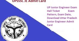 UPSSSC JE Admit Card 2022