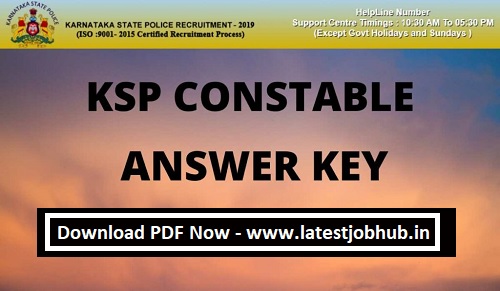 Karnataka-Police-Constable-Answer-Key-2021