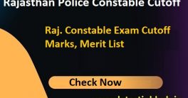 Rajasthan Police Constable Cut off Marks 2022
