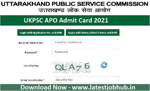UKPSC-APO-Admit-Card-2021