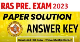 Rajasthan RAS Exam Solution