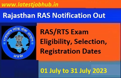Rajasthan RAS Exam Notification