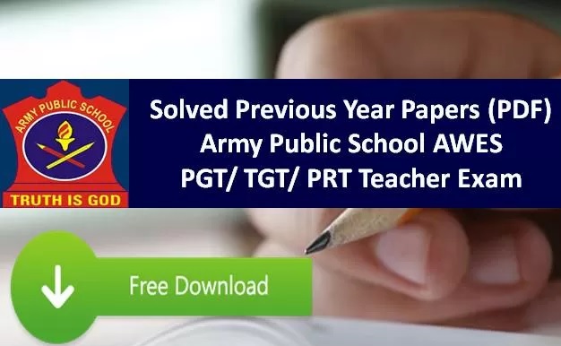 Army Public School Teacher Previous Year Papers 