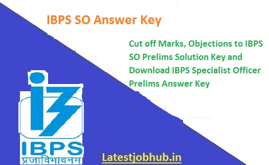 IBPS Specialist Officer Answer key