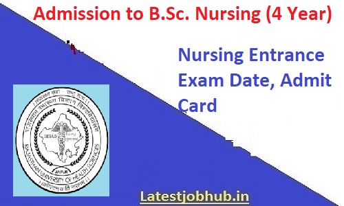 RUHS B.Sc Nursing Entrance Admit Card 2023