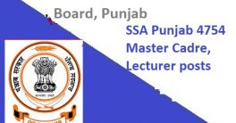 ERB Punjab Lecturer Vacancy