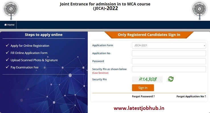 West Bengal JECA Exam Hall Ticket